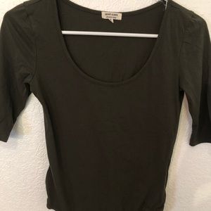 Olive Green Body Suit